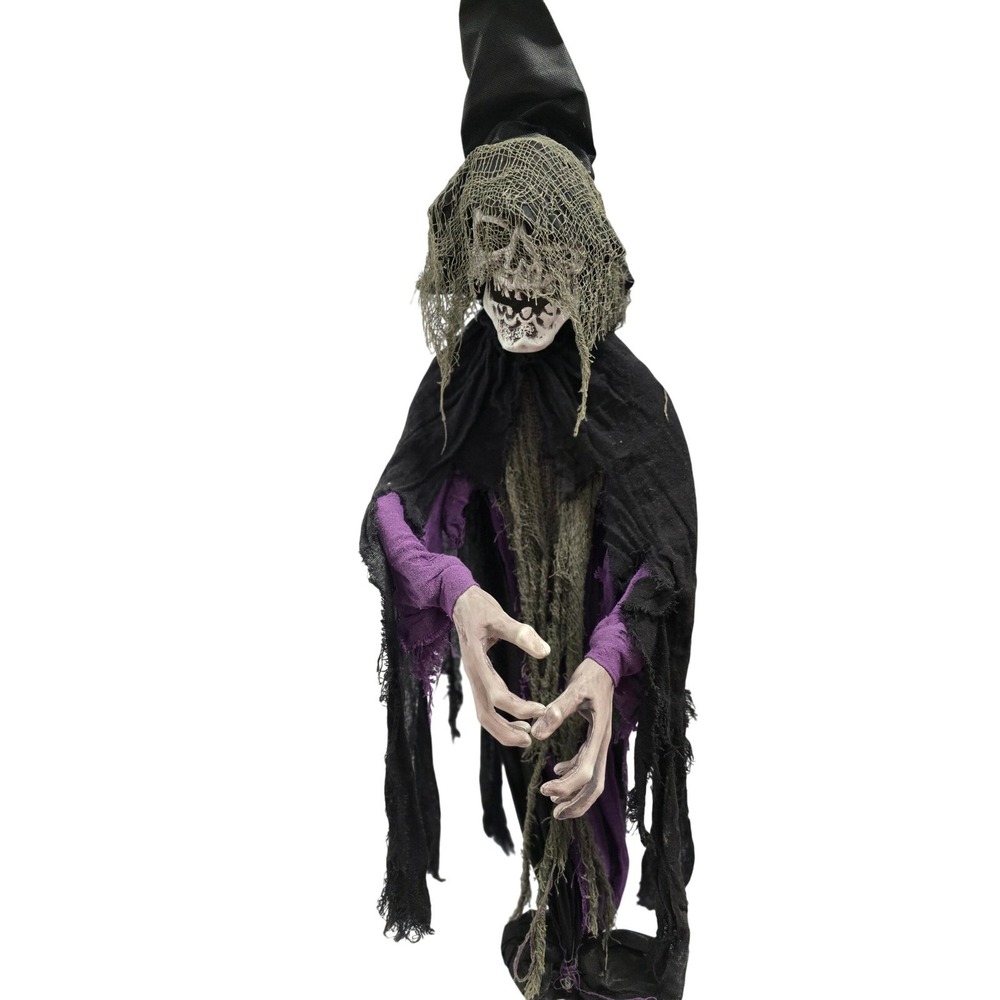 Haunted Hill Farm 6ft Myrtle Spiritlady Skeleton Witch Halloween Animatronic